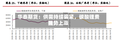 华泰期货：供需持续偏紧，碳酸锂费用强势上涨-第3张图片
